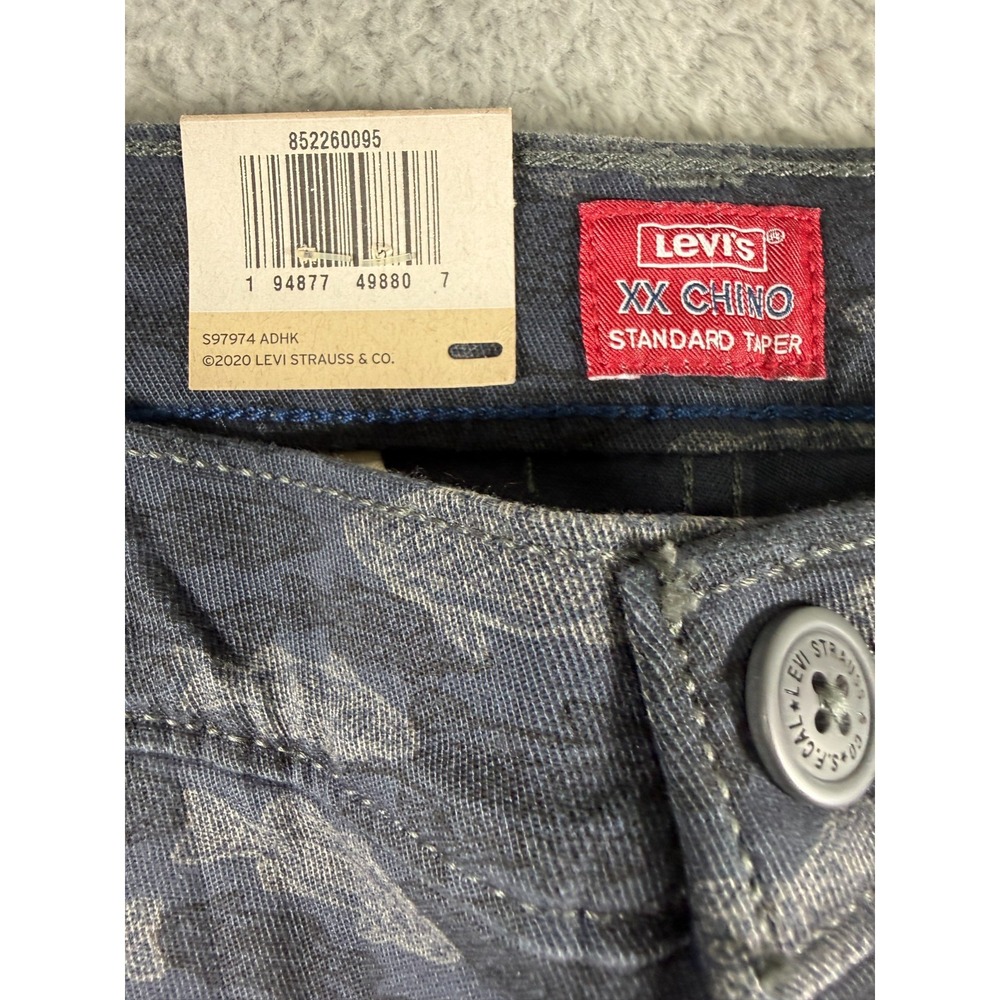 NEW Levis XX Chino Fish All over Print Taper Stretch pants 32x34 (Fits 32x31) - Picture 8 of 10